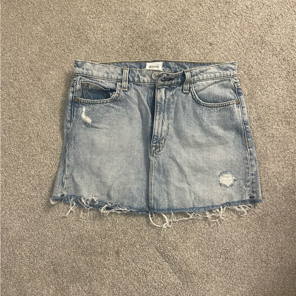 HUDSON Denim Mini Skirt